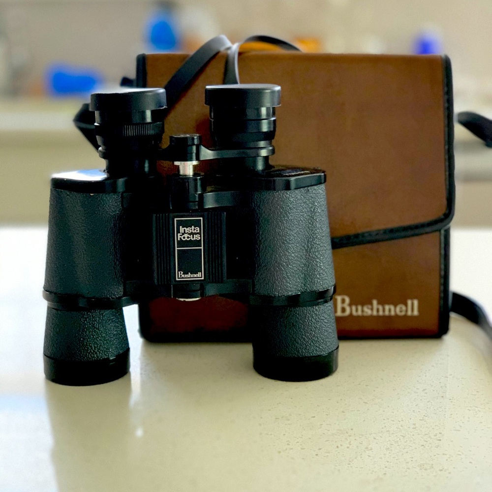 Vintage Bushnell binoculars with case OBO!!